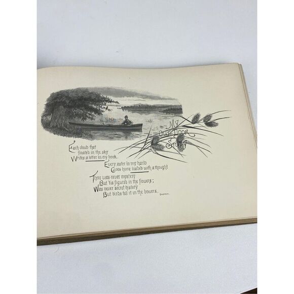 Antique 1890 In A Fair Country Thomas Wentworth Higginson Irene Jerome HC Book E - Picture 6 of 10